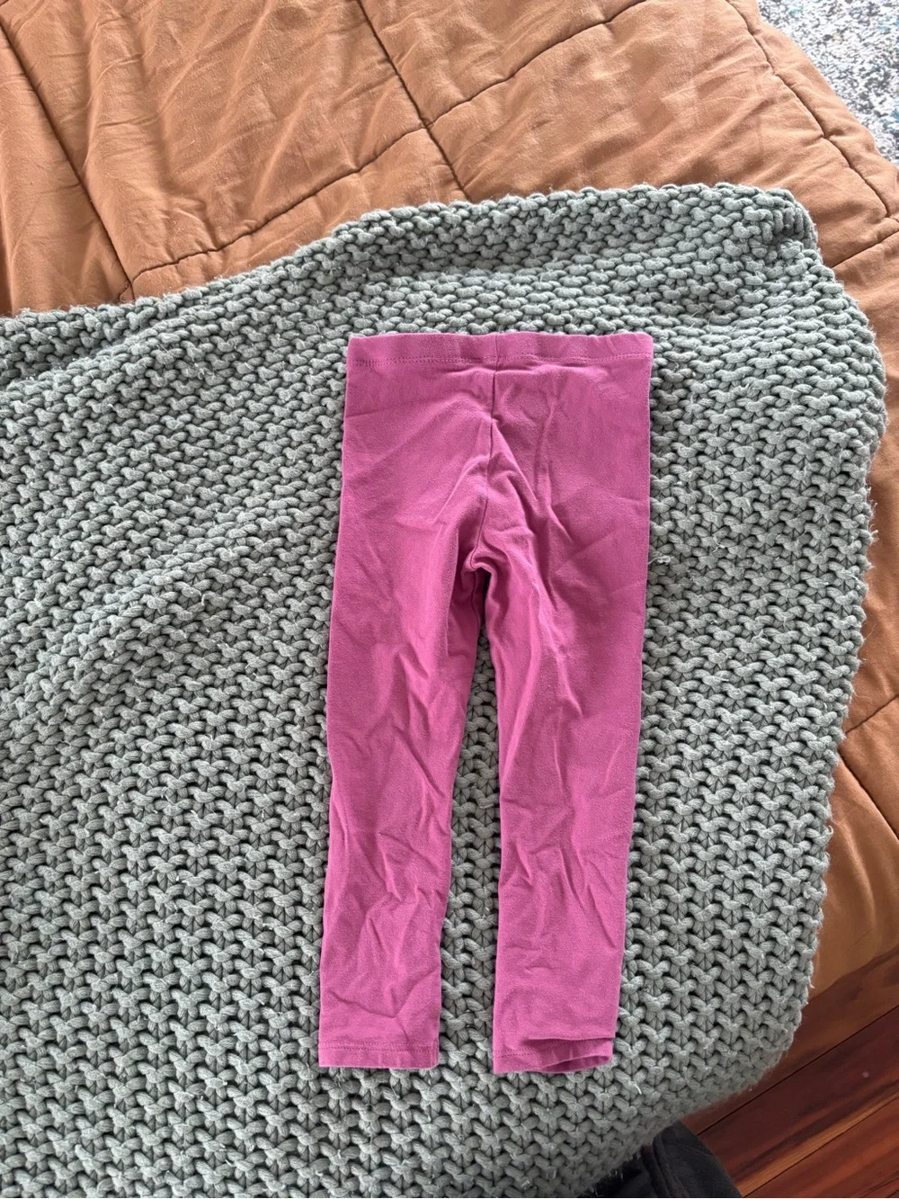 garanimals mauve cotton blend leggings for toddler